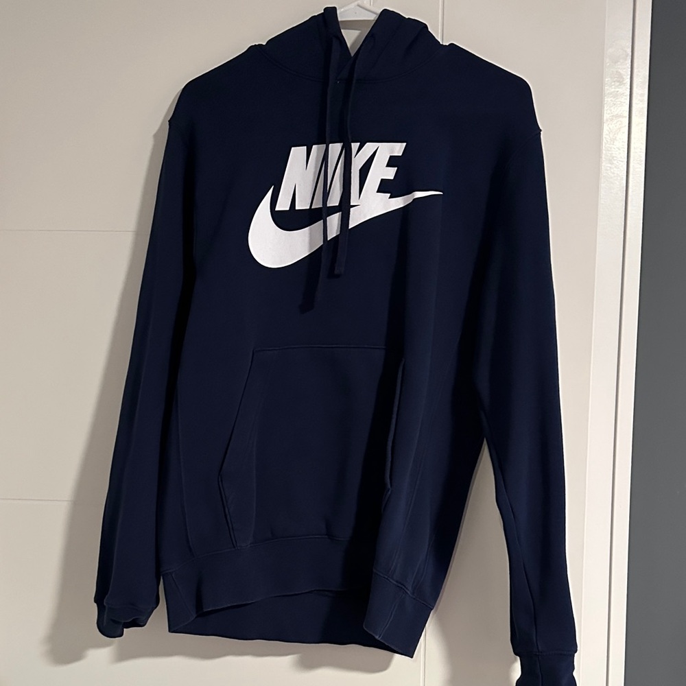 Nike Men's Dark Blue Hoodie